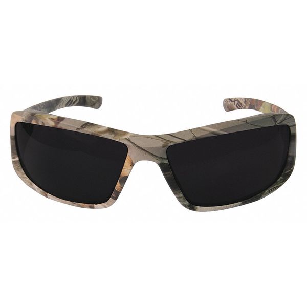 Safety Glasses, Traditional Smoke Polycarbonate Lens, Scratch-Resistant