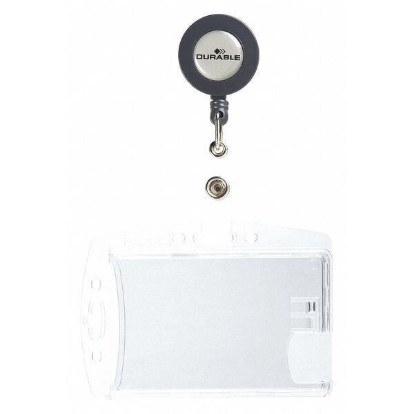 ID Badge Holder, Shell Style, PK10