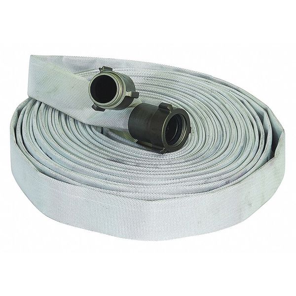 Wildland Fire Hose, Single Jacket, White