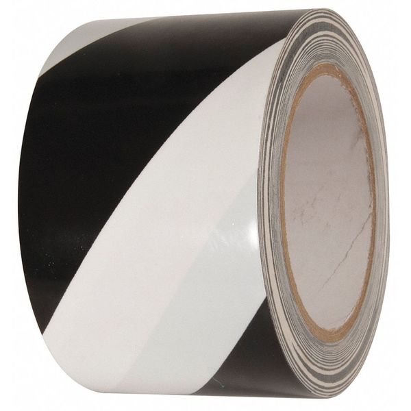 Marking Tape, Striped, Black/White, 3