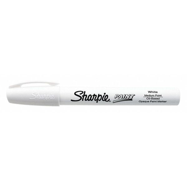Paint Marker, Medium Point, White, PK12