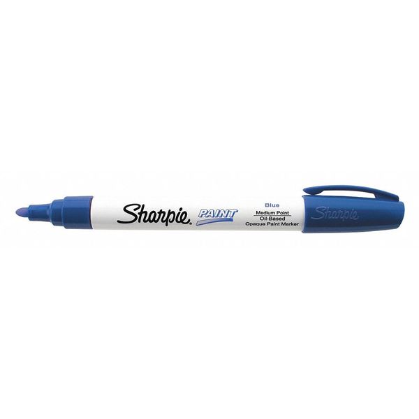 Paint Marker, Medium Point, Blue, PK12