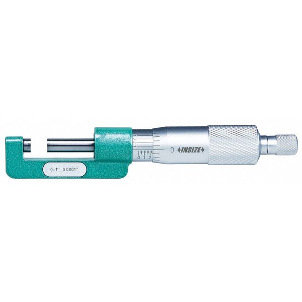 Hub Micrometer, Flat Anvil, Mechanical, 3 to 4
