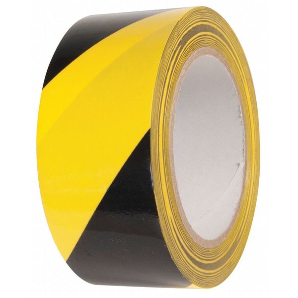 Hazard Markng Tape, Yellow/Black, 2