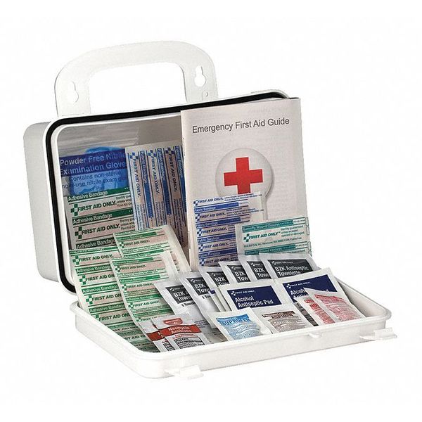 First Aid Kit, Plastic, 10 Person