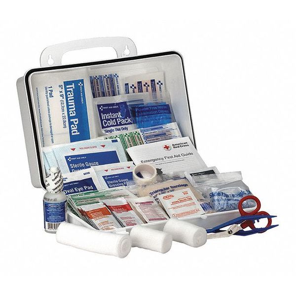First Aid Kit, Plastic, 25 Person