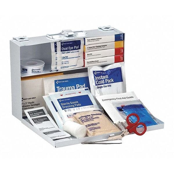 First Aid Kit, Metal, 5 Person