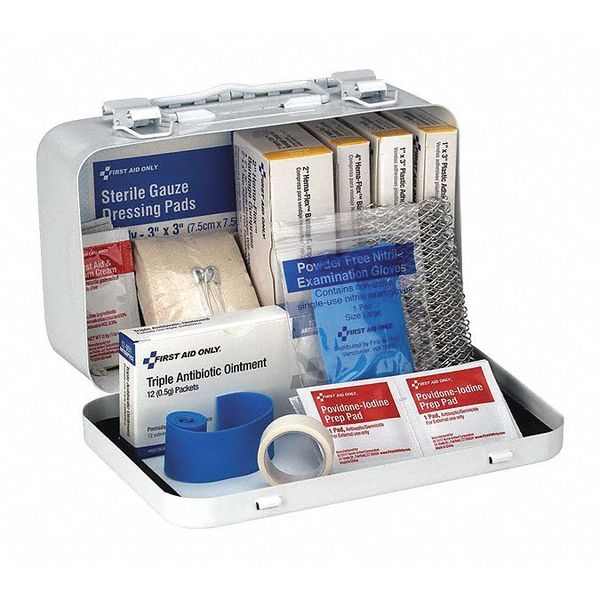 First Aid Kit, Metal, 5 Person