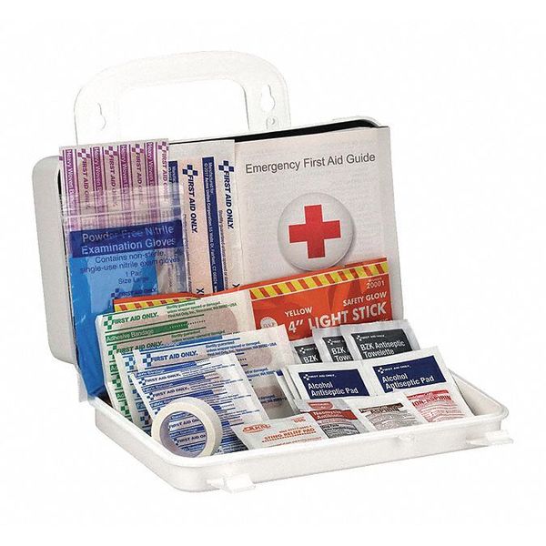 First Aid Kit, Plastic, 10 Person
