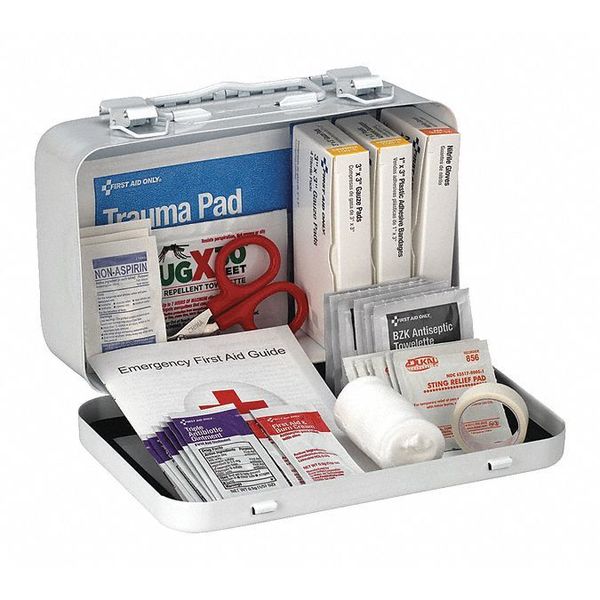First Aid Kit, Metal, 5 Person