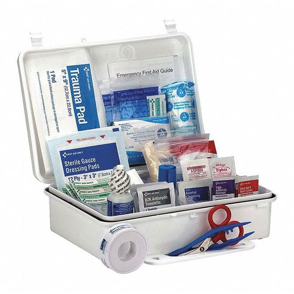 First Aid Kit, Plastic, 25 Person