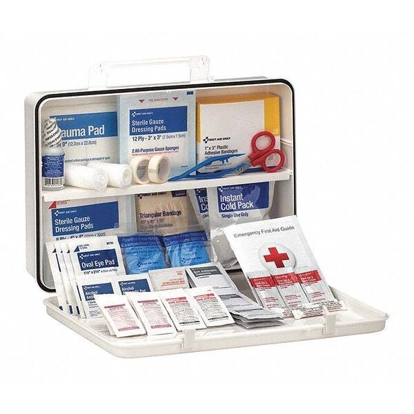 First Aid Kit, Plastic, 75 Person