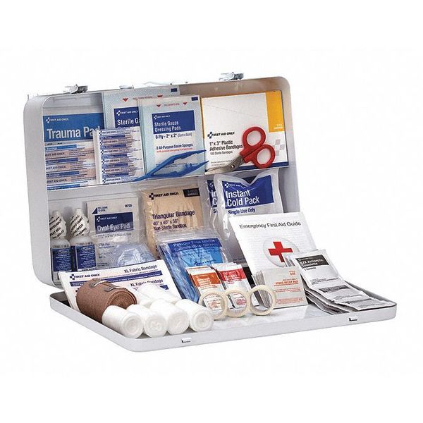 First Aid Kit, Metal, 75 Person
