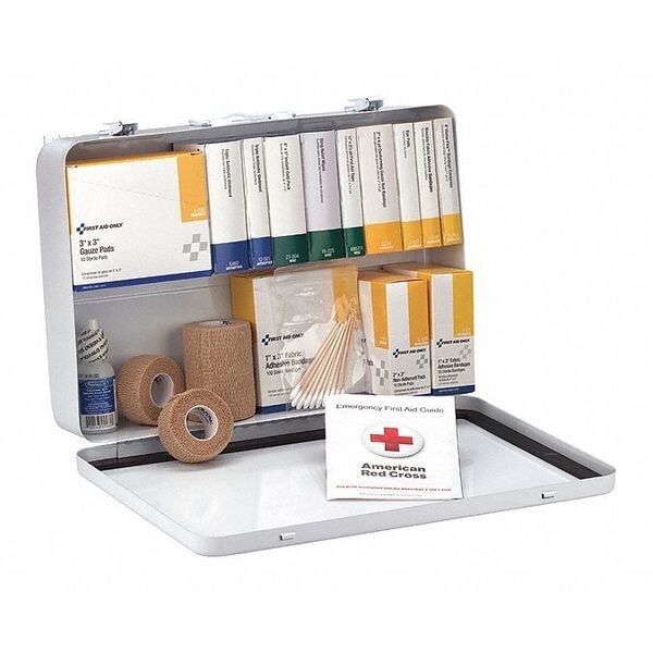 First Aid Kit, Metal, 50 Person