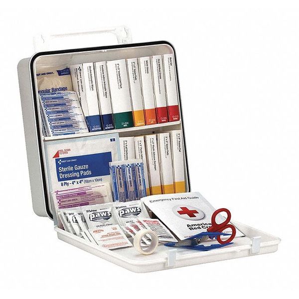 First Aid Kit, Plastic, 50 Person
