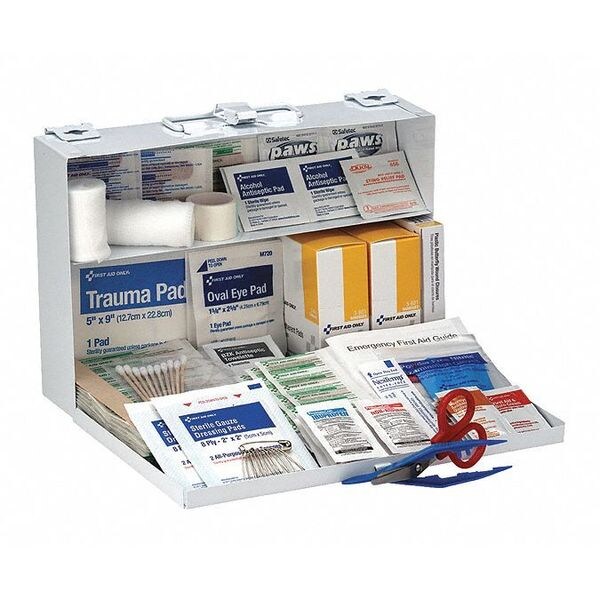 First Aid Kit, Metal, 50 Person