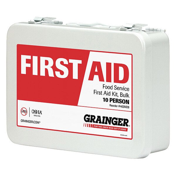 First Aid Kit, Metal, 10 Person