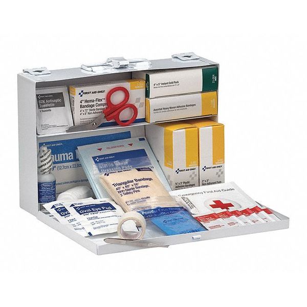 First Aid Kit, Metal, 25 Person