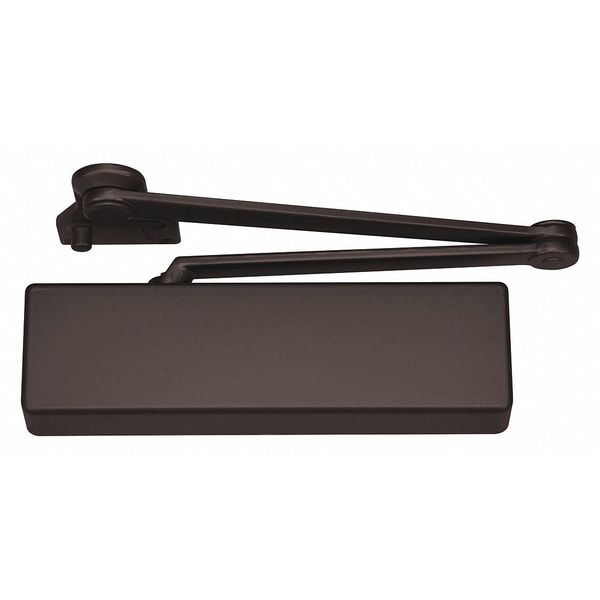 Automatic/Manual Hydraulic Norton 7500 Door Closer Heavy Duty Interior and Exterior, Dark Bronze