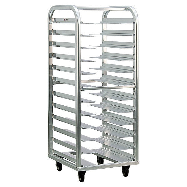 Stepped-Angle Roll-In Pan Rack, 64 in H