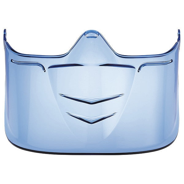 Visor, Blue, Polycarbonate, For Goggles