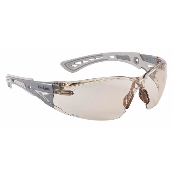 Safety Glasses, Wraparound CSP Polycarbonate Lens, Anti-Fog, Scratch-Resistant