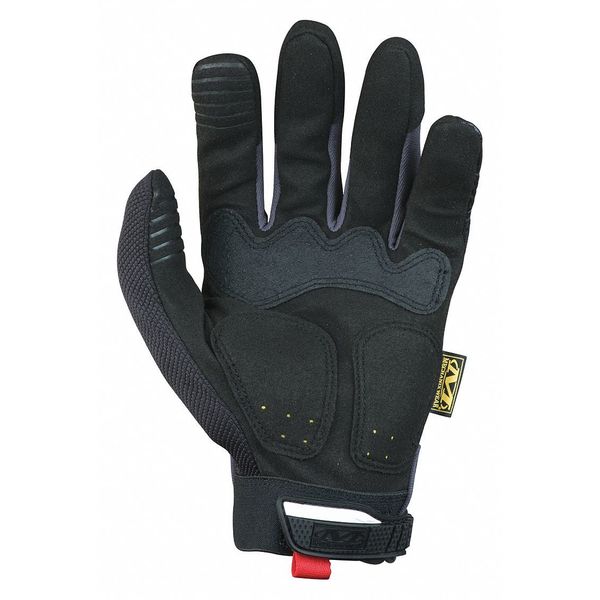 Mechanics Impact Gloves, S, Black, Synthetic Leather, Trekdry(R)