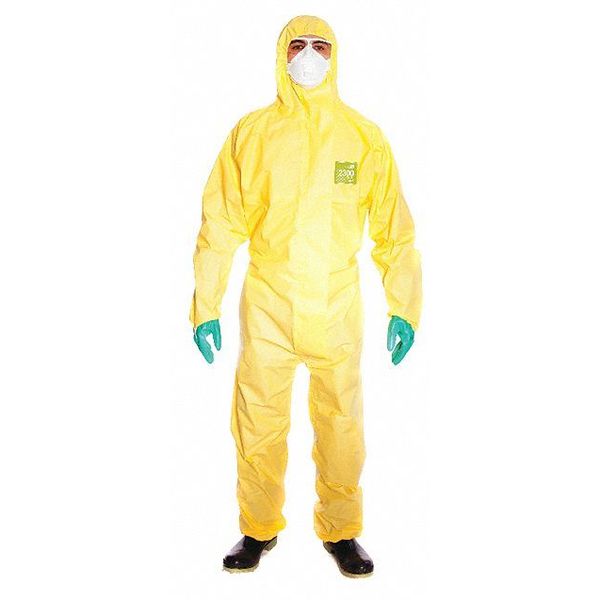 Chemical Resistant Coveralls, 2XL, PK25
