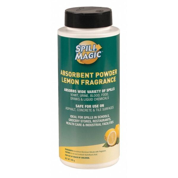 Absorbent Spill Powder, 145g, Green, PK6