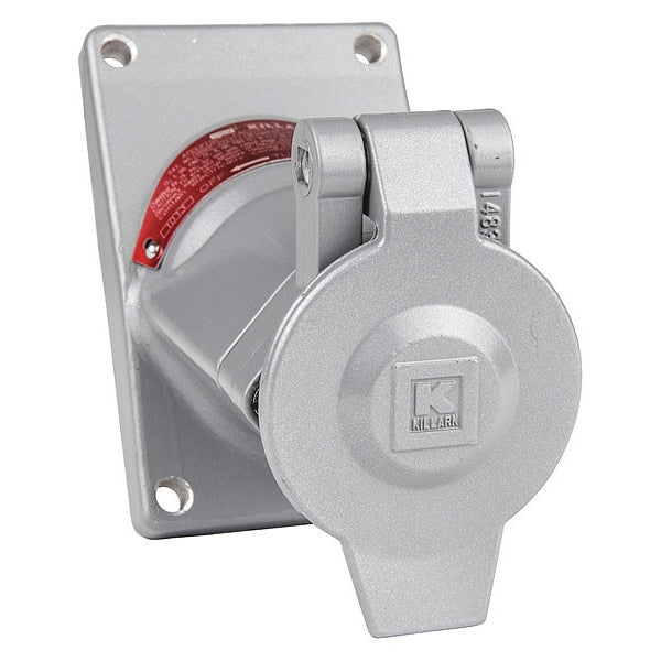 Receptacle, 125VAC, 60 Hz, 15A, 1 HP