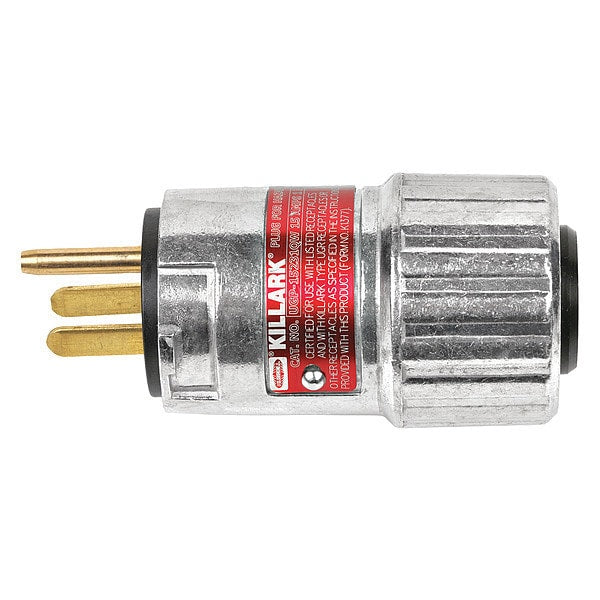 Plug, 250VAC, 60 Hz, 15A, 2 HP