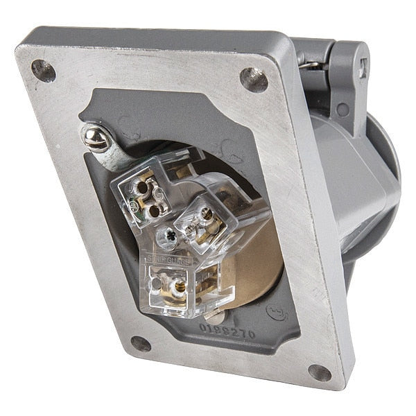 Receptacle, 125VAC, 60 Hz, 15A, 1 HP