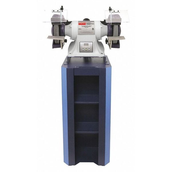 Bench Grinder, 8 in Max. Wheel Dia, 36/120 Grinding Wheel Grit