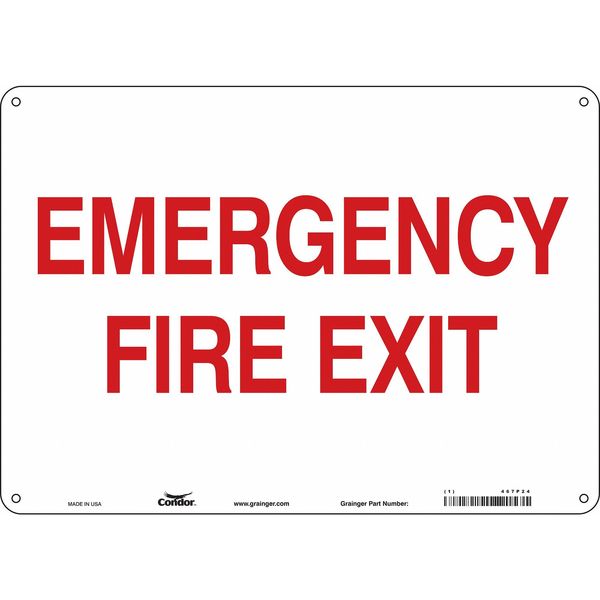 Emergency Exit Floor Sign, 14
