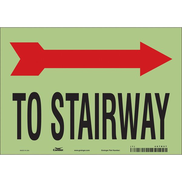 Emergency Exit Floor Sign, 10