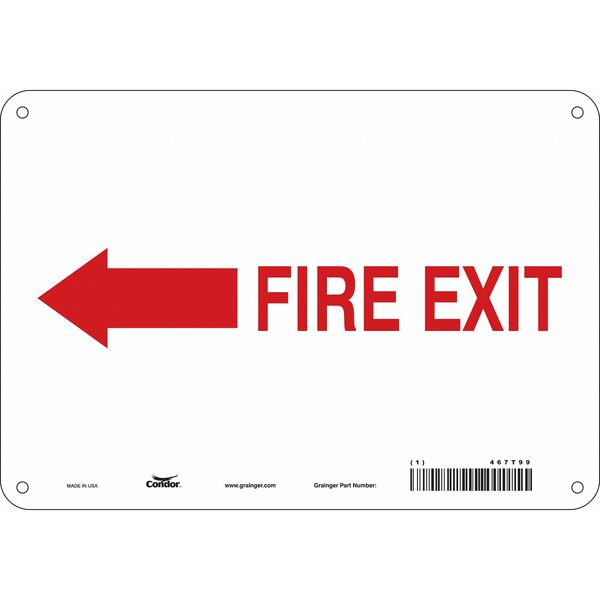 Emergency Exit Floor Sign, 10