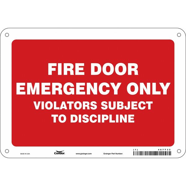 Emergency Exit Floor Sign, 10