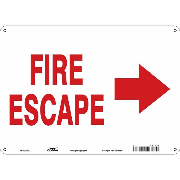 Emergency Exit Floor Sign, 14