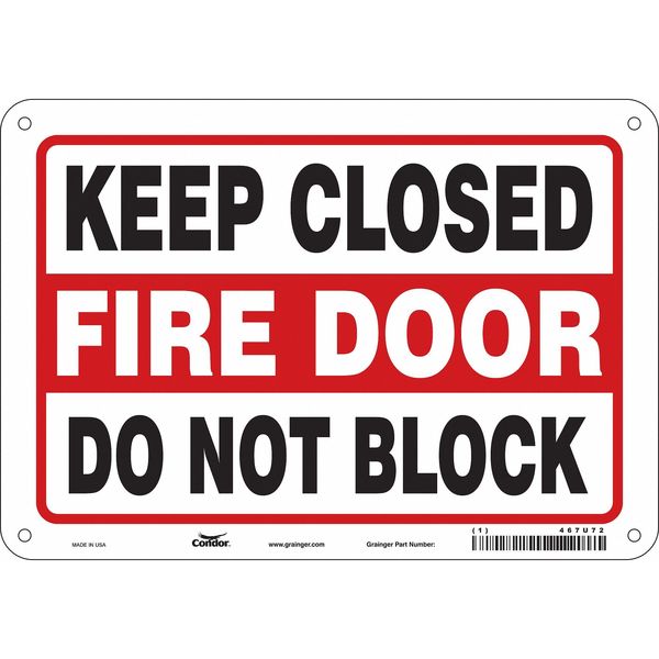 Emergency Exit Floor Sign, 10