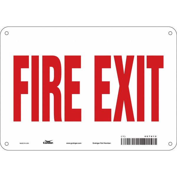 Emergency Exit Floor Sign, 10