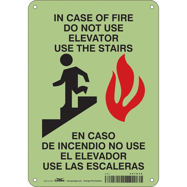Emergency Exit Floor Sign, 7