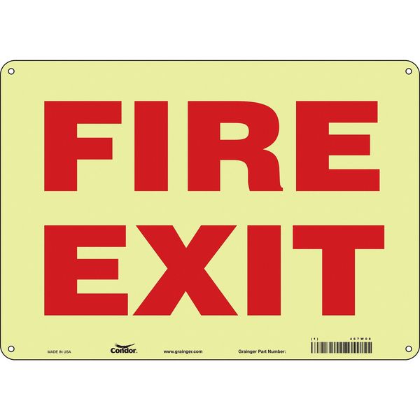 Emergency Exit Floor Sign, 14