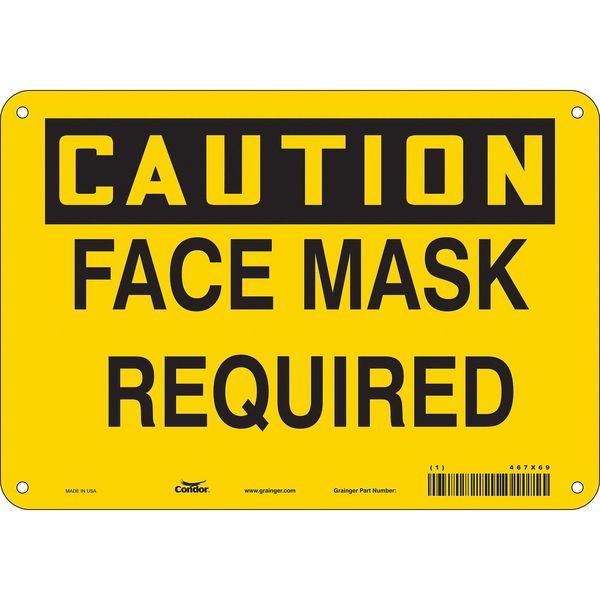 Face Mask Required Sign, 10