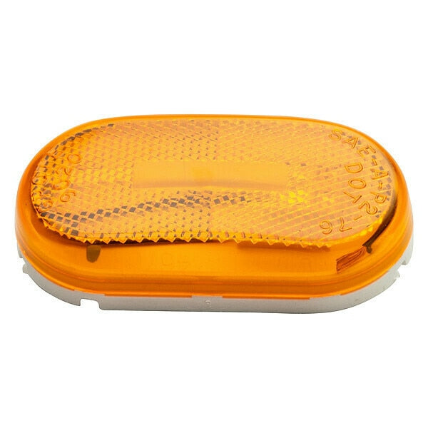 Marker Lamp, Oval With Reflector, Yellow
