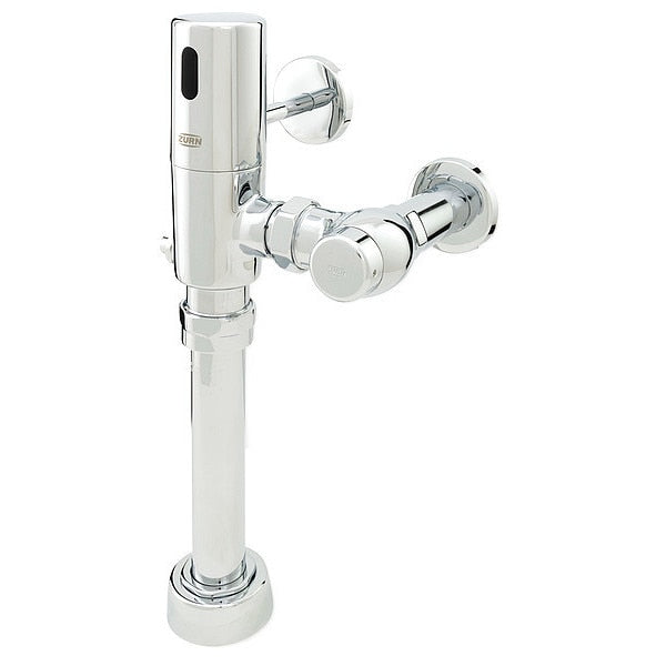 1.6 gpf, Toilet Automatic Flush Valve, Chrome, 1-1/2 in IPS