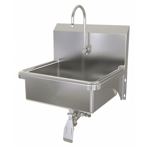 Hand Sink, Wall Mount, 16-1/2