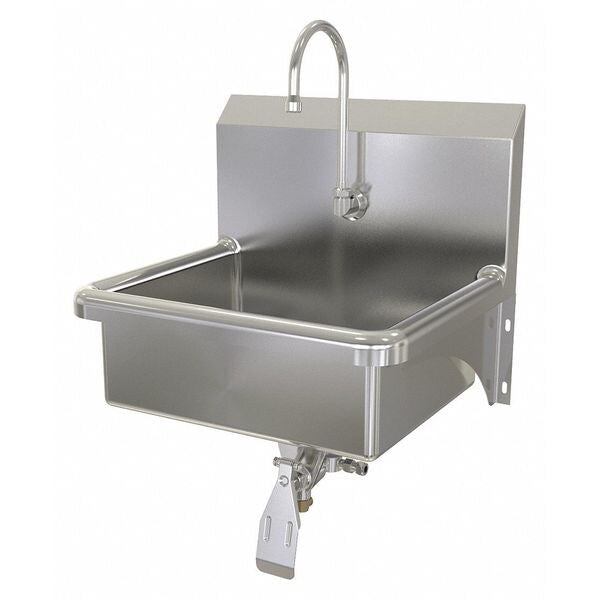 Hand Sink, Wall Mount, 16-1/2