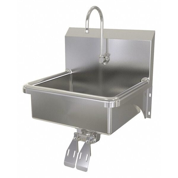 Hand Sink, Wall Mount, 16-1/2