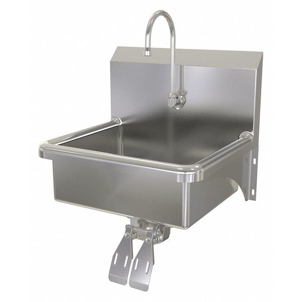17 1/2 in W x 20 in L x 16 1/2 in H, Wall, Hand Sink
