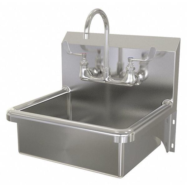 Hand Sink, Wall Mount, 16-1/2